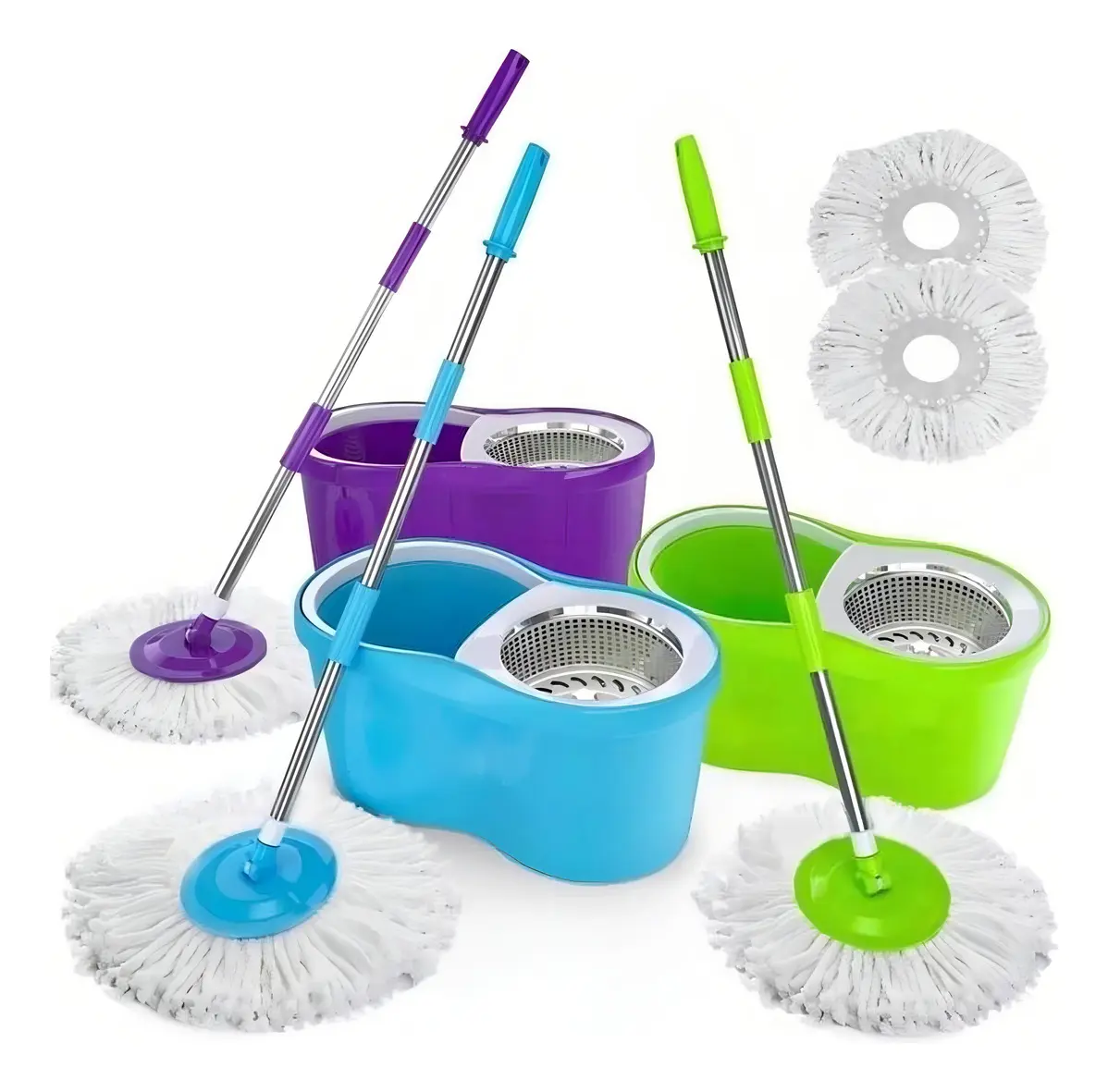 Trapeador mop Magicmop 360 con cubeta centrifugador